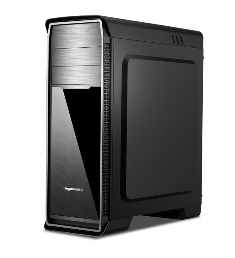 鑫谷(segotep)王者守固 电脑机箱 黑色(支持atx大板/7个风扇位/侧透