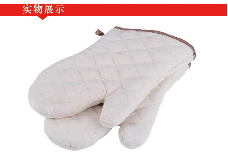
                                        
                                                                                千团精工 烘培工具 厨房加厚隔热手套（两只装）烤箱微波炉耐高温防烫手套                