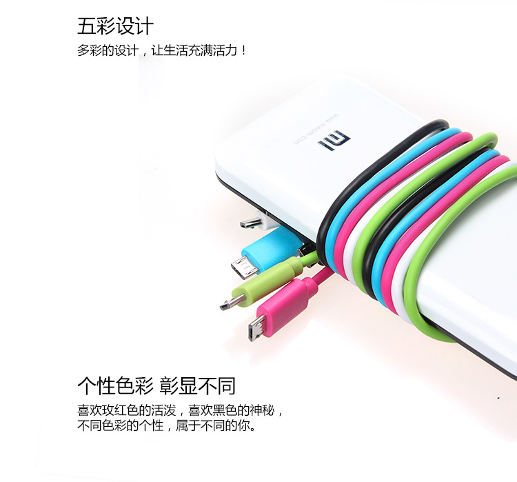 CE-LINK 4064 安卓数据线/Micro USB手机平板充电线 2米 白色 适于三星/小米/魅族/华为/VIVO/OPPO安卓手机