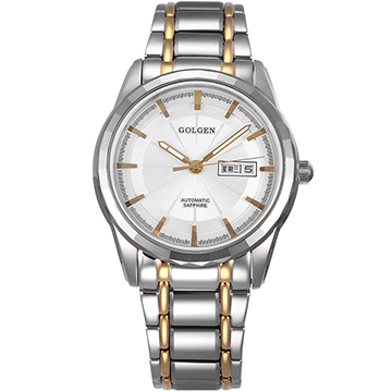 古尊(golgen)手表 商务系列机械男表间金色gn.6073m.vgs