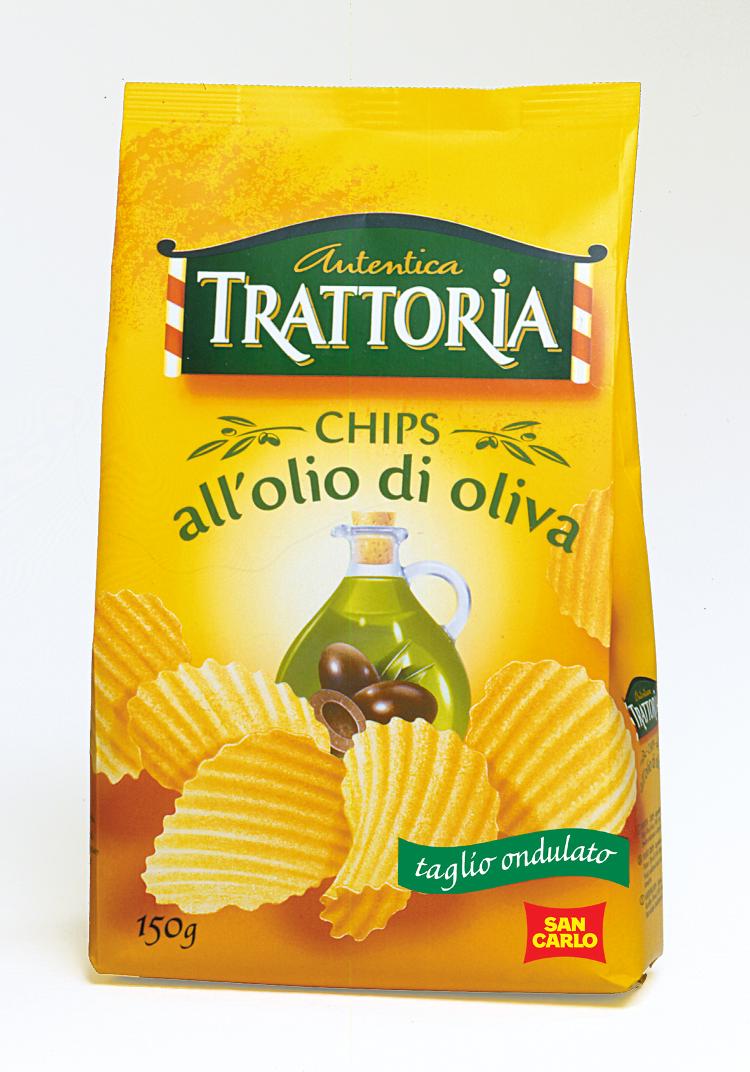 【圣卡罗橄榄油风味薯片】意大利进口 san carlo 圣卡罗橄榄油风味