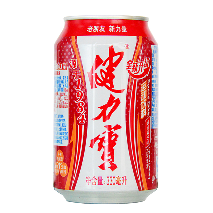 【京东超市】健力宝 蜂蜜荔枝味运动饮料330ml*24罐