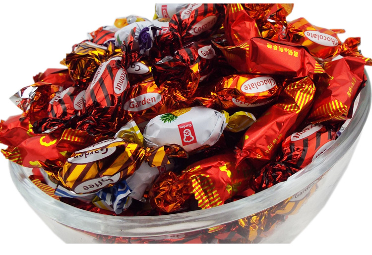 嘉顿 糖果零食年货喜糖 夹心硬质糖果 什锦糖350g