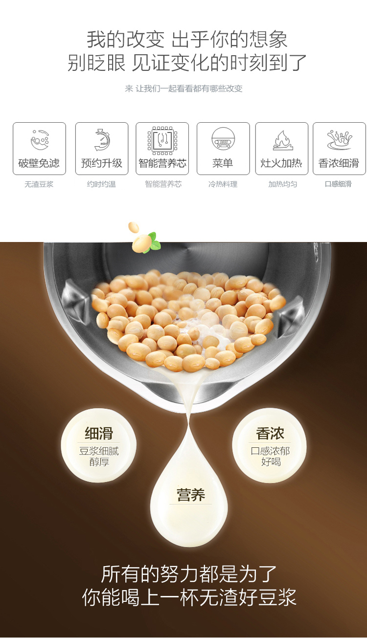 【九阳豆浆机DJ13B-D88SG破壁免滤豆浆机介