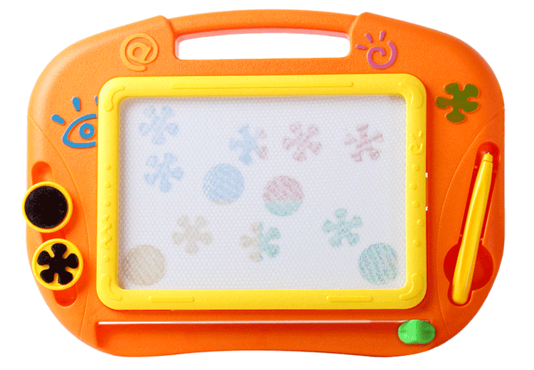 铭塔(ming ta)磁性画板写字板 涂鸦板宝宝儿童益智玩具 小号彩色盒装