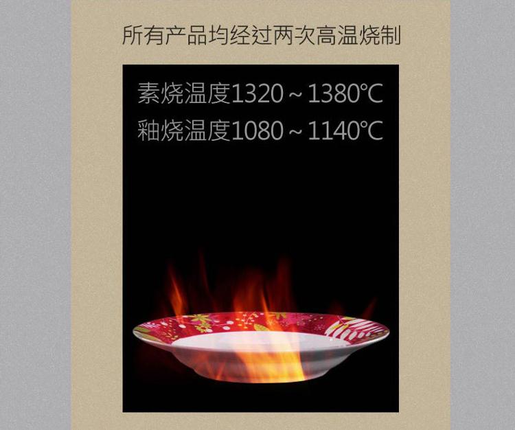 
                                        
                                        亿嘉IJARL 家用时尚陶瓷餐具碗碟碗筷碗盘创意送礼餐具套装 东洋之心 12件套                