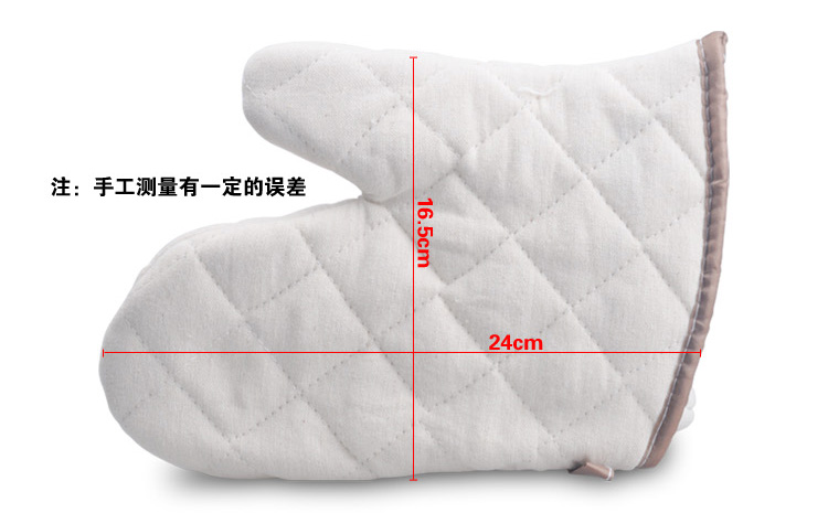 
                                        
                                                                                千团精工 烘培工具 厨房加厚隔热手套（两只装）烤箱微波炉耐高温防烫手套                