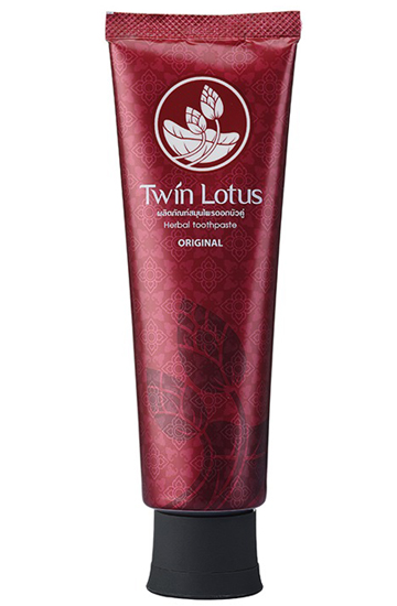 双莲(twinlotus) 天然植物牙膏160g(原味) (泰国原装进口)