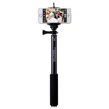 
                                        摩米士 SelfiFit 蓝牙自拍杆/自拍神器 适用于苹果/三星/华为等 兼容苹果iOS及安卓系统 黑色                