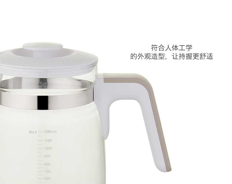 小白熊 (Snow Bear) 恒温调奶器玻璃壶 HL-0857恒温调奶器 配件玻璃壶1200ML 09529-京东