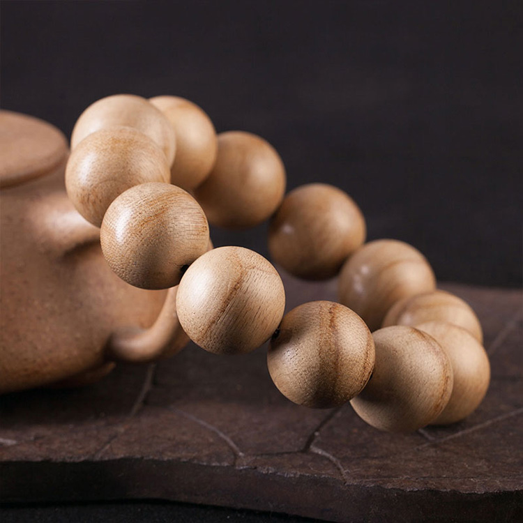 沐恩 手串sl22540 沉香手串20mm*12颗 质地较软