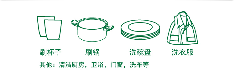 3M 橡胶手套 耐用型防水防滑家务清洁手套 柔韧加厚手套中号 苹果红