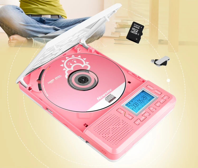 Newman NewsmyCD machine CD player learning repeater L100 lithium powder student English teaching CD recorder portable audio speaker mp3 Walkman player U disk TF card Newman NewsmyCD machine CD player learning repeater L100 lithium powder student English teaching CD recorder portable audio speaker mp3 Walkman player U disk TF card