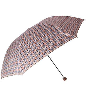 
                                        
                                                            天堂伞 三折雨伞晴雨伞男女商务伞57cm*7骨 339格子深藏青                