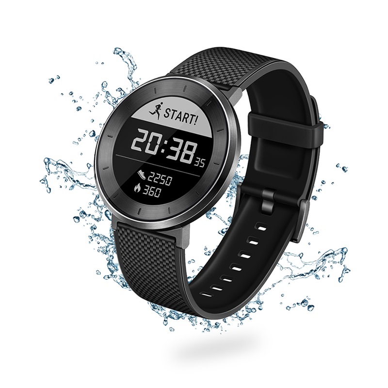 荣耀手表s1 深空灰 黑色长腕带(时尚智能穿戴手表手环 运动心率监测