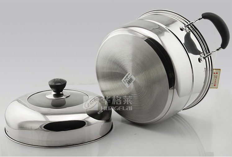 华格莱（HUAGELAI）蒸锅 华格莱30cm双篦复底