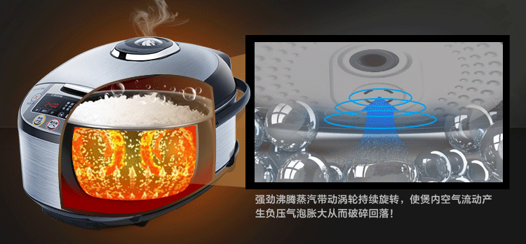 
                                        美的（Midea)电饭煲FS4088 IH电磁加热 涡轮除泡防溢锅 精钢鼎釜4L电饭锅                