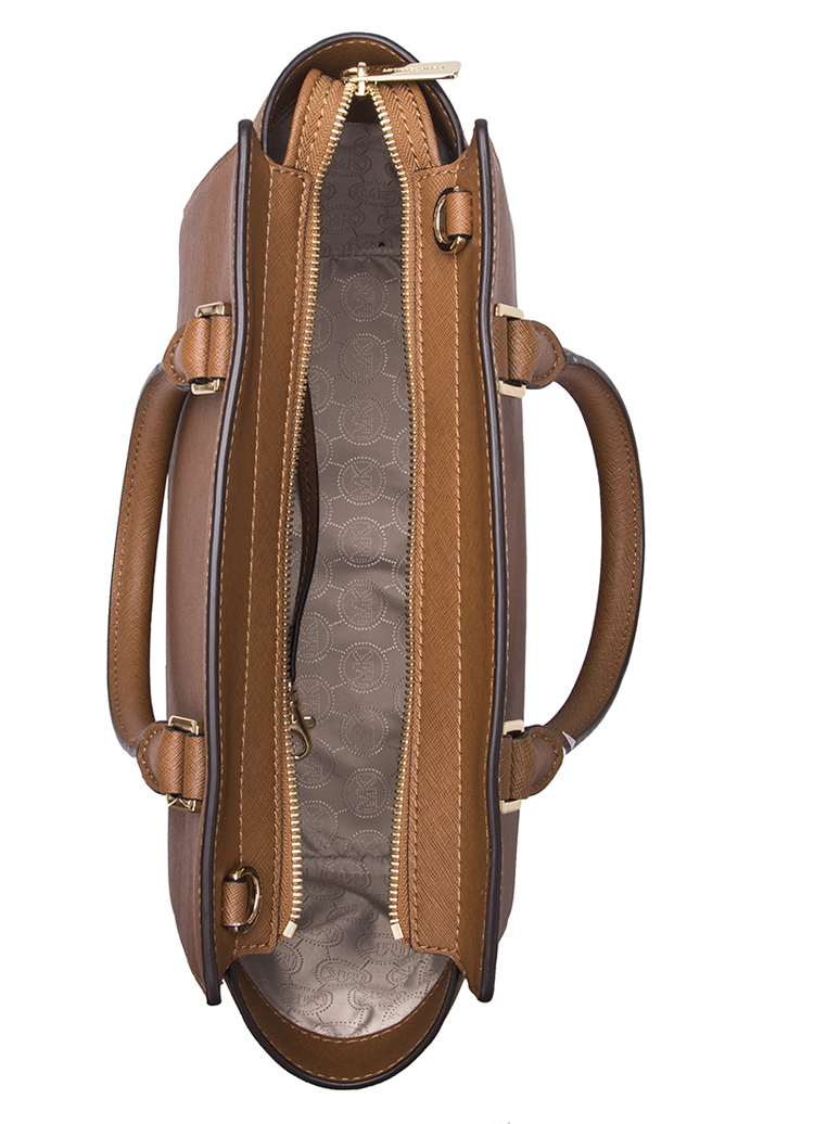 michael kors mk 迈克·科尔斯 女士棕色牛皮中号单肩斜挎包 30s3glms