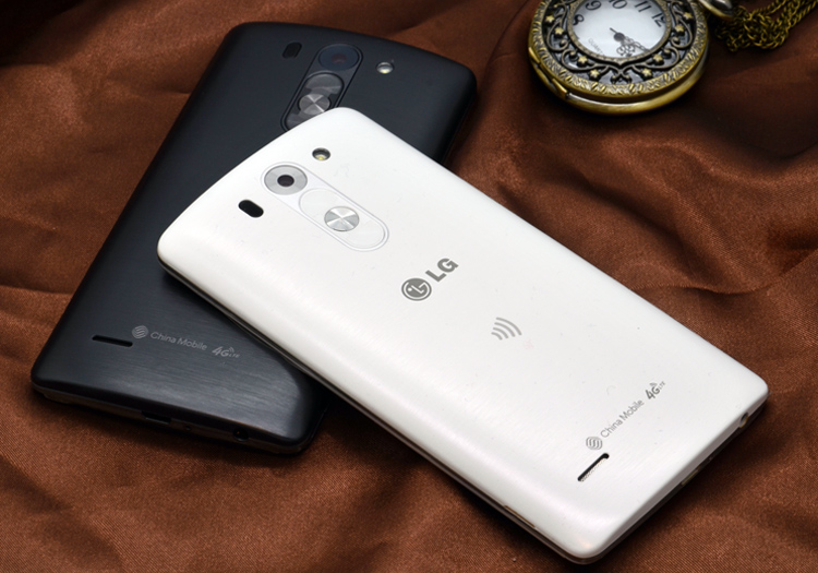 LG G3 (D728) Beat 月光白 移动4G手机 双卡双待双通