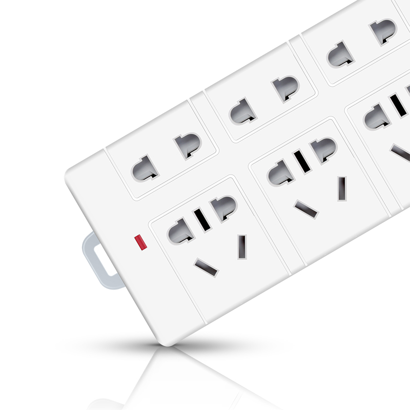 电脑,办公 其它附件 得力(deli)18256 新国标6位3米 总控开关插座