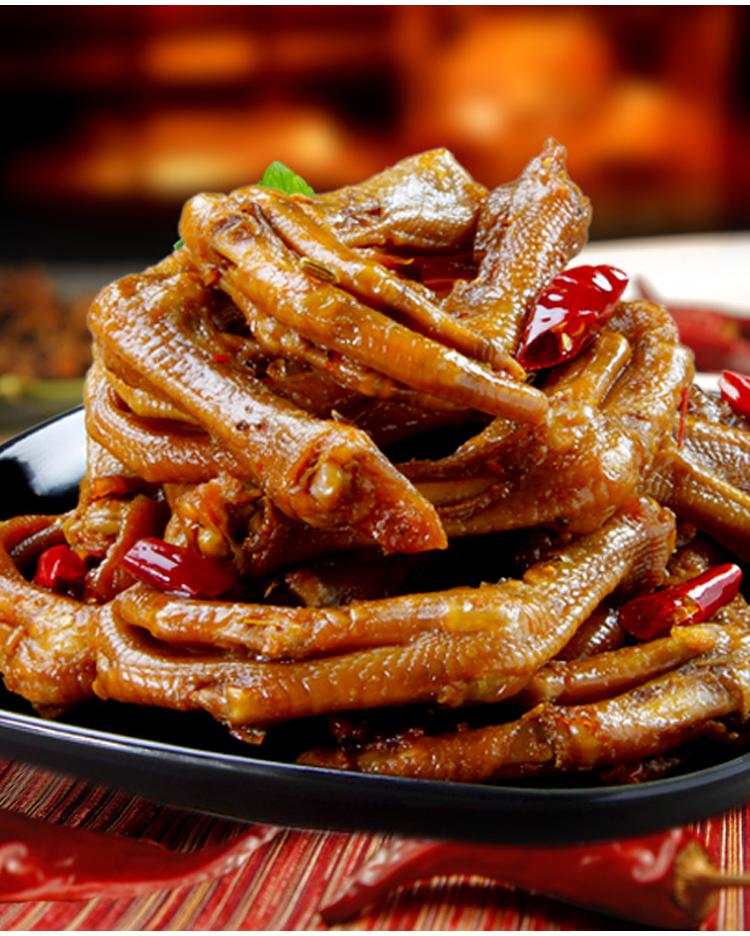 【京东超市】久久丫 甜辣鸭掌 108g/袋