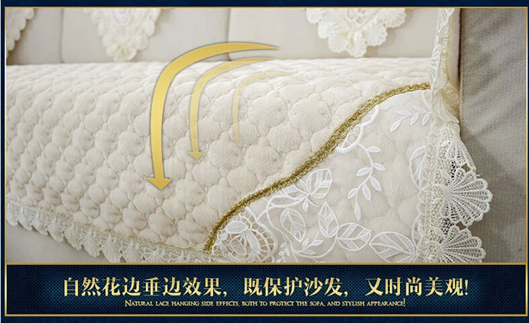 
                                        
                                                            青苇 法莱绒 防滑沙发坐垫 玫瑰款 米色70*70                