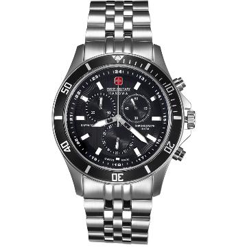 瑞士军表(swiss military )手表旗舰计时系列 石英男表