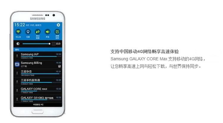 三星 SM-G5108 白色 移动4G手机