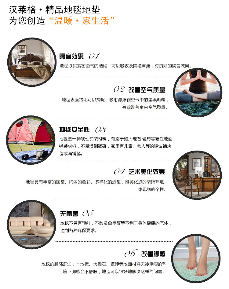 汉莱格 精品超柔丝绒客厅卧室浴室地毯地垫40*60cm紫红