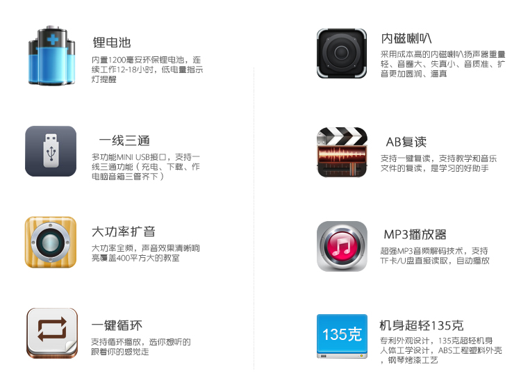 
                                                            十度（ShiDu）SD-S308 小蜜蜂扩音器 促销导游教师扩音器 扩音喇叭 大功率轻巧便携 经典黑                