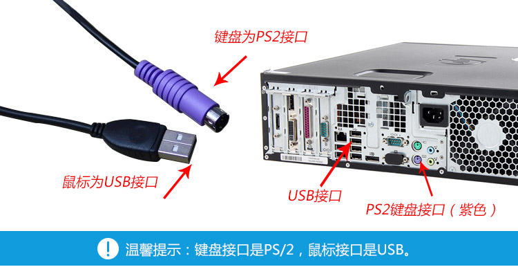 惠普（HP）WB365PA#AB2 藏羚羊二代键鼠套装（键盘PS/2，鼠标USB）