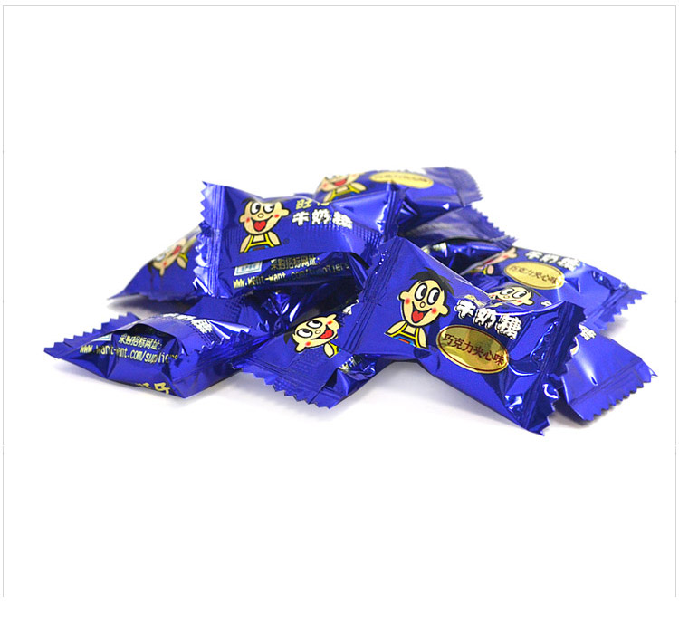 旺旺 旺仔 牛奶糖 婚庆喜糖 满月回礼糖果零食 巧克力夹心 126g