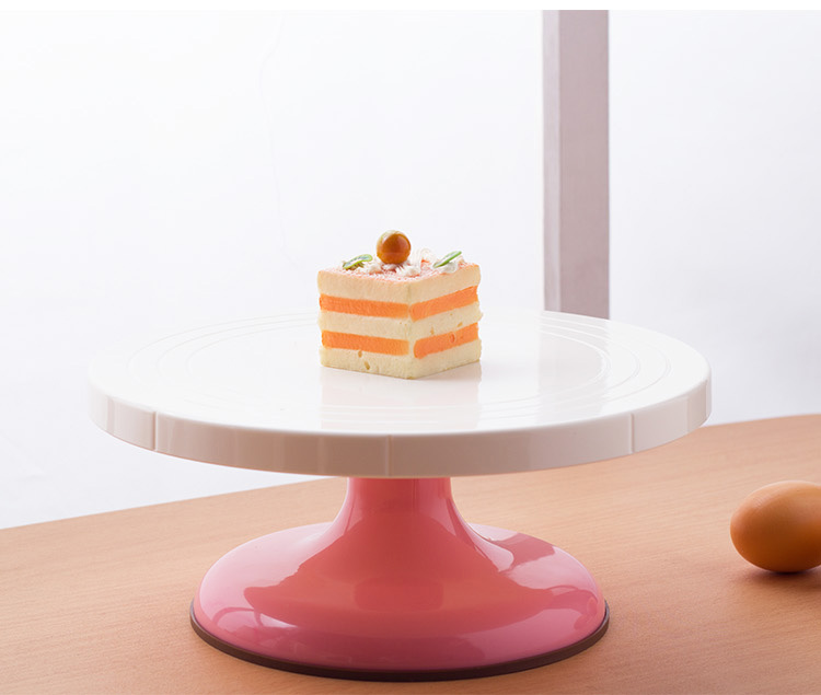 尚烤佳 蛋糕裱花转台 食品级塑料材质转台 旋转转盘 烘焙工具