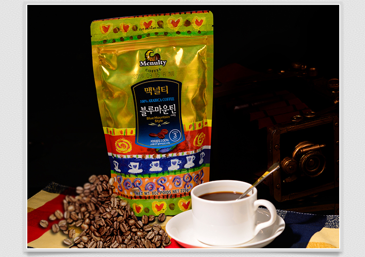 韩国进口 mcnulty麦润帝蓝山风味咖啡豆226克
