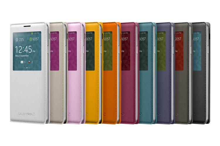 三星 Note3手机套/窗口智能保护套/手机壳 适用于N9006/N9002/N9008 流光金