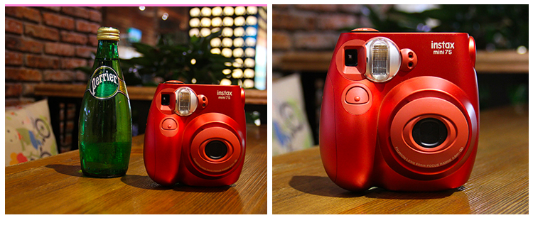 
                                        富士（FUJIFILM）INSTAX 一次成像相机  MINI7s相机 甜蜜金属红                
