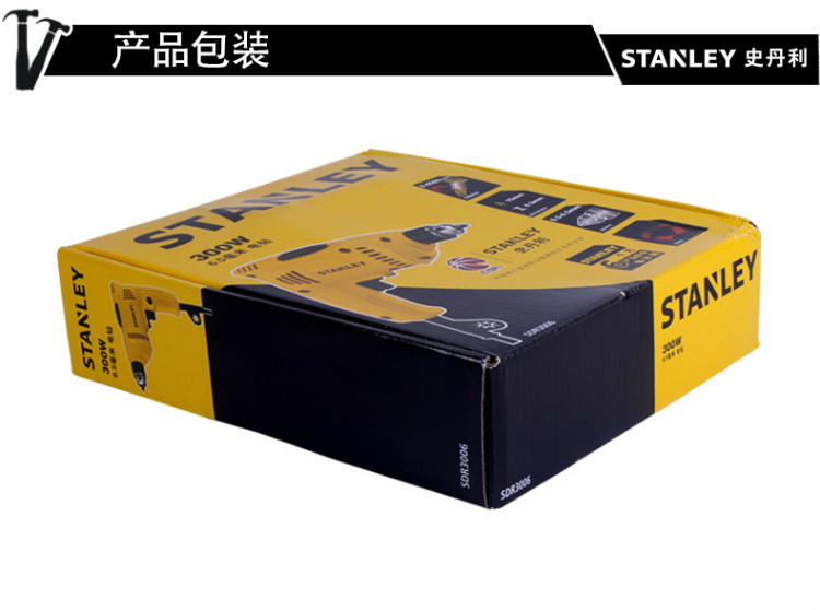 史丹利（STANLEY）手电钻 300W 6.5mm 手电钻 SDR3006-A9-京东