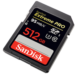 
                                        闪迪（SanDisk）至尊超极速SDXC UHS-I存储卡 512GB Class10 读速95MB/s                