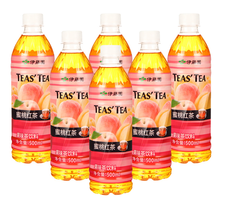 【伊藤园水蜜桃红茶500ml*24瓶 整箱】伊藤园(itoen)水蜜桃红茶500ml*