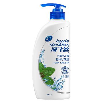 
                                        
                                                            海飞丝洗发水怡神冰凉薄荷750ml 持久去屑止痒清爽                