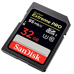 
                                                            闪迪（SanDisk）32GB SD存储卡 U3 C10 V30 4K 至尊超极速版内存卡 读速95MB/s 写速90MB/s 捕捉4K超高清                
