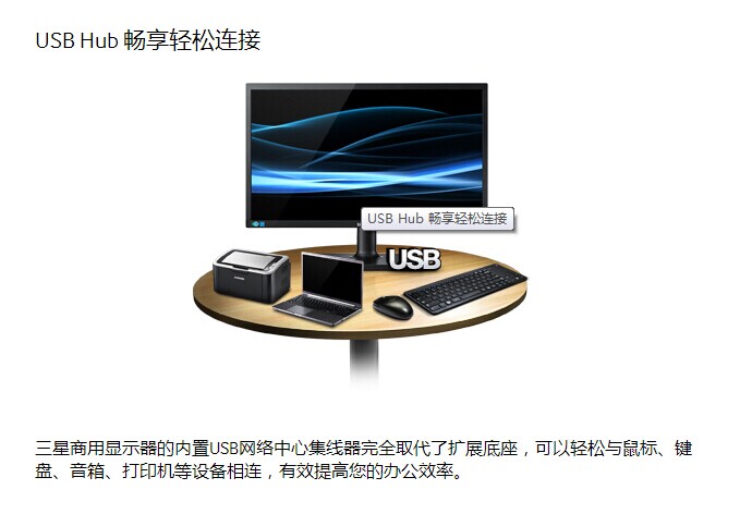 三星（SAMSUNG）LS27C65UDS 27英寸LED背光宽屏商用液晶显示器