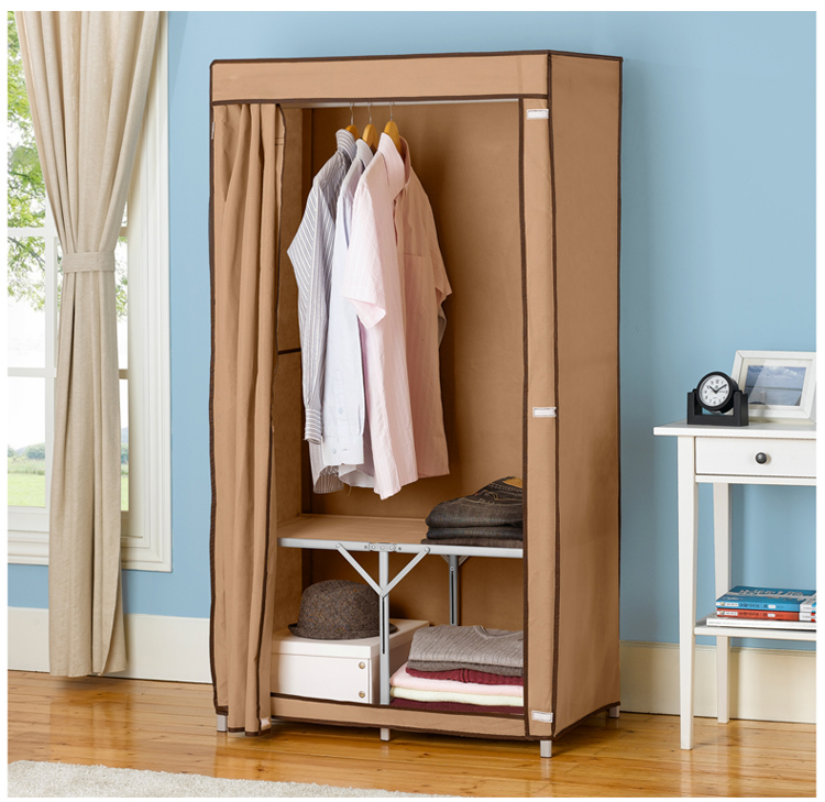 溢彩年华 折叠布衣橱 简易衣柜 布衣柜 b6001-京东