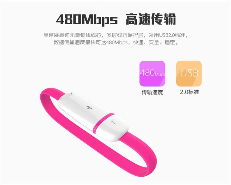 MiLi 苹果MFi认证 苹果Lightning闪电接口充电数据线 适用于iPhone6/6Plus/6s/6s Plus HI-L02 20cm 流光银