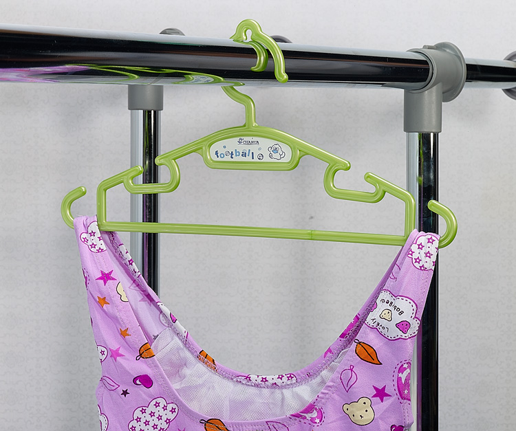 
                                        
                                                            茶花衣架子衣服架晾衣架晒挂衣架衣服撑子儿童小孩宝宝衣架 5支装 0725                