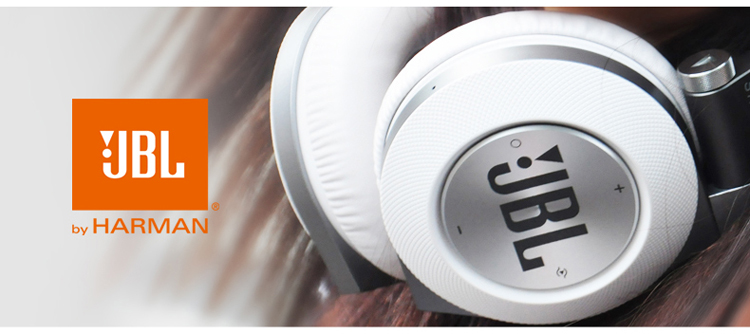 JBL E50BT 可折叠头戴式蓝牙耳机 支持音乐分享功能 黑色