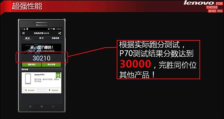 联想(Lenovo) P70-t 16G 摩卡棕 移动4G手机 双卡双待