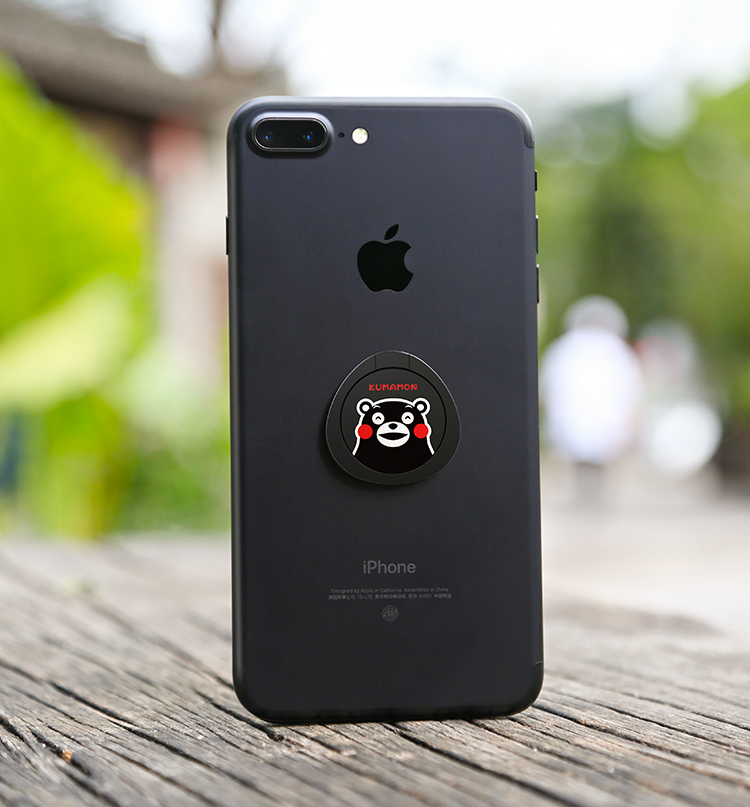 邦克仕(benks)手机指环支架 手机金属指环扣旋转支架 熊本熊金属版