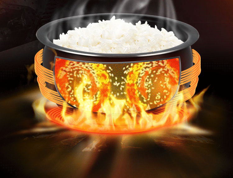 美的（Midea）电饭煲5l IH电磁加热电饭锅 智能预约 气动涡轮电锅 MB-FS5089
