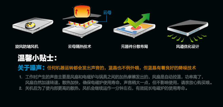 
                                        美的（Midea）电磁炉匀火纤薄滑控WH2103（赠汤锅+炒锅）                
